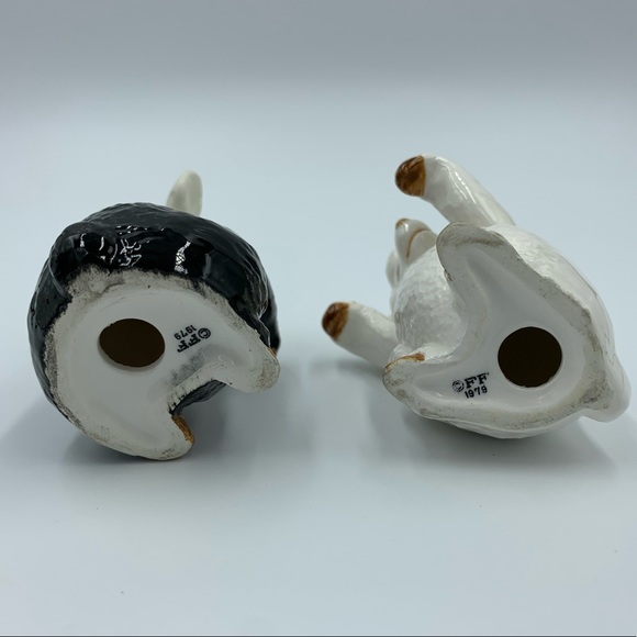 Fitz and Floyd Black and White Animal Figurines - Picture 2 of 5
